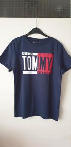 Tommy Hilfiger shirt, donkerblauw, maat 176, Kinderen en Baby's, Kinderkleding | Maat 176, Jongen, Tommy Hilfiger, Ophalen of Verzenden