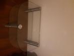 Tafel, Ophalen, 50 tot 100 cm, Zo goed als nieuw, Glas
