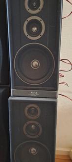 Akai speakers, Audio, Tv en Foto, Luidsprekers, Ophalen of Verzenden, Gebruikt, 60 tot 120 watt, Overige merken