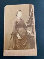 cdv carte de visite dame hoepelrok Brussel Bruxelles België, Verzenden, Foto, Buitenland, Zo goed als nieuw