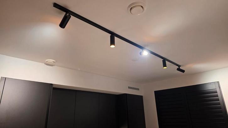 5x Premium Railspots excl rail, Huis en Inrichting, Lampen | Spots, Zo goed als nieuw, Plafondspot of Wandspot, Metaal of Aluminium