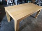 Massief eiken eettafel 3x ZGAN, Huis en Inrichting, Tafels | Eettafels, Ophalen, 50 tot 100 cm, Zo goed als nieuw, Vijf personen of meer