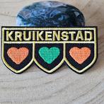 Strijk embleem Iron on Patch applicatie Kruikenstad met hart