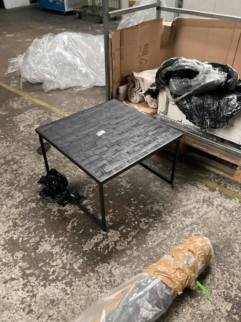 Koffietafel Dutchbone, Huis en Inrichting, Tafels | Bijzettafels, Zo goed als nieuw, Rond, Hout, Ophalen