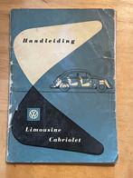 Origineel Nederlands VW ovaal kever 1955 instructie boekje., Ophalen of Verzenden