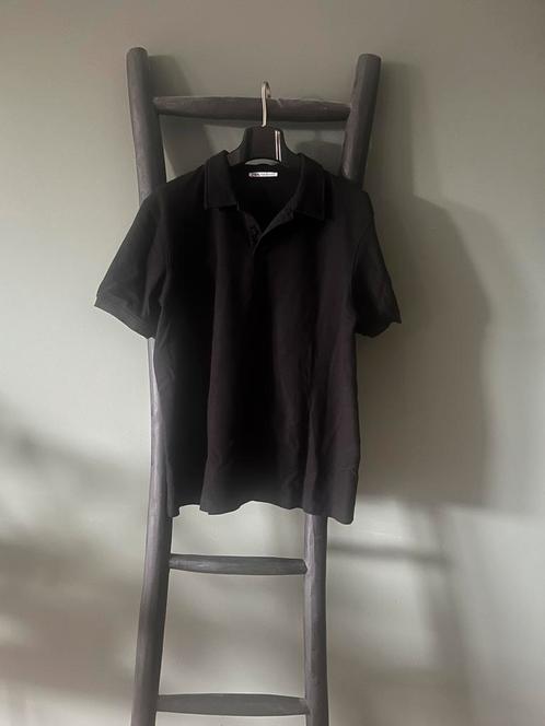Zwarte Zara polo XL shirts black polo’s, Kleding | Heren, Polo's, Zo goed als nieuw, Maat 56/58 (XL), Zwart, Verzenden