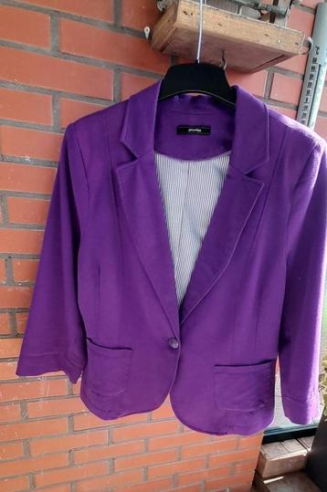 Paarse Promiss blazer, weinig gedragen  maat 40 beschikbaar voor biedingen
