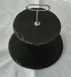 Leisteen etagere voor de high tea, Ophalen, Zo goed als nieuw
