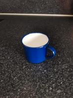 Emaile blauw-wit mok., Ophalen of Verzenden