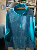 Tuniek of tussenjack handgemaakt 100% katoen L/XL, Ophalen of Verzenden, Zo goed als nieuw, Maat 46/48 (XL) of groter, Blauw