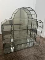 Glazen wand kastje, Ophalen, Minder dan 50 cm, Met deur(en), Minder dan 25 cm