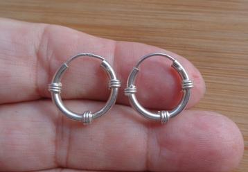 zilveren oor ringen 1.5 cm [667] beschikbaar voor biedingen