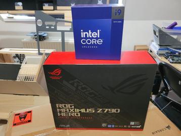 Rog z790 hero i9 14900k met garantie beschikbaar voor biedingen