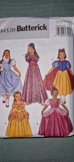 Butterick prinsessen jurk patroon, Hobby en Vrije tijd, Kledingpatronen, Nieuw, Ophalen of Verzenden, Kind