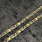 18k gouden ketting massief schakel rolex model, Sieraden, Tassen en Uiterlijk, Kettingen, Ophalen of Verzenden