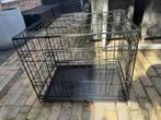 Zwarte bench 3 mnd oud weinig gebruikt  als logeer bench, Dieren en Toebehoren, Hondenbenches, Ophalen, Zo goed als nieuw
