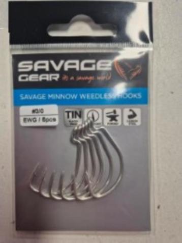 Savage Gear Savage Minnow Weedless Hooks beschikbaar voor biedingen
