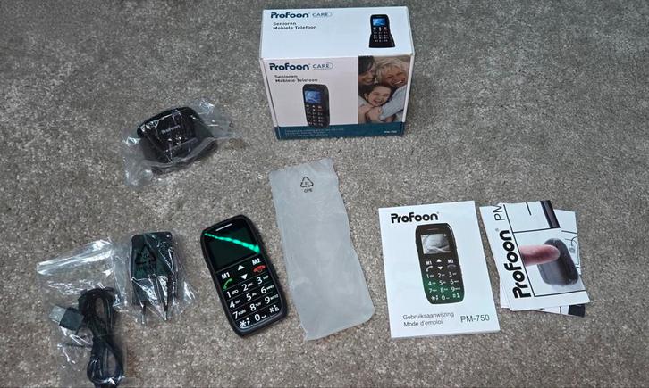 Profoon PM-750 Senioren Telefoon - Nieuw!, Telecommunicatie, Mobiele telefoons | Overige merken, Nieuw, Zonder abonnement, Zonder simlock