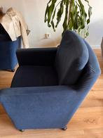 Per direct af te halen. 4 stoelen., Huis en Inrichting, Blauw, Vier, Gebruikt, Stof