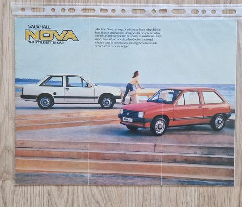 Folders Vauxhall Corsa en Nova, Boeken, Auto's | Folders en Tijdschriften, Zo goed als nieuw, Opel, Verzenden