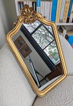 Antieke, vintage kuifspiegel 59x39 cm (barok), Huis en Inrichting, Woonaccessoires | Spiegels, Minder dan 50 cm, Gebruikt, Ophalen of Verzenden