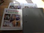 Creatief borduren 4 mappen, Hobby en Vrije tijd, Borduren en Borduurmachines, Ophalen, Gebruikt, Handborduren, Patroon