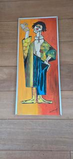 Schilderij: Abstracte Clown, Antiek en Kunst, Kunst | Schilderijen | Klassiek, Ophalen of Verzenden