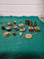 letterbakbeelden messing vintage 16 stuks, Antiek en Kunst, Antiek | Koper en Brons, Ophalen of Verzenden