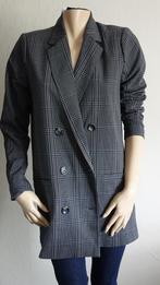 nieuw lang ruit jasje van OBJECT grijs, Verzenden, Object, Nieuw, Maat 36 (S)