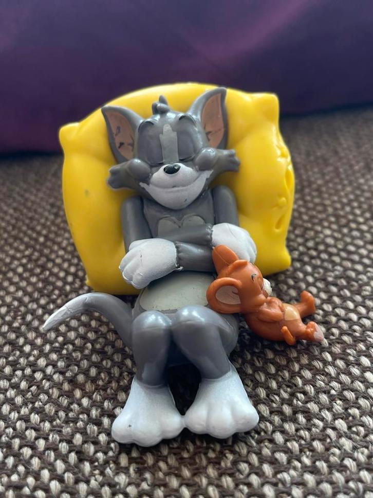 Zeldzaam Tom & Jerry Beeldje – Vintage Collectors Item –, Verzamelen, Poppetjes en Figuurtjes, Zo goed als nieuw, Ophalen of Verzenden