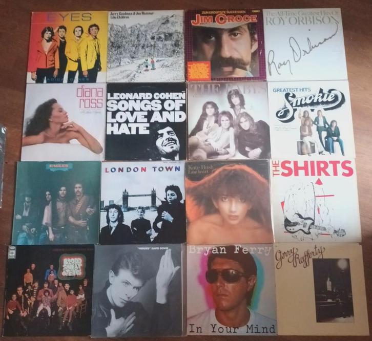 400 Pop/ Rock/ New Wave & Soul lp's €5 per stuk, Cd's en Dvd's, Vinyl | Rock, Gebruikt, Poprock, 12 inch, Ophalen of Verzenden