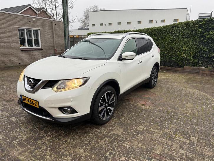 Nissan X-Trail 1.6 Dig-t 163pk 7pl. 2016 Wit, Auto's, Nissan, Particulier, X-Trail, 360° camera, ABS, Achteruitrijcamera, Airbags