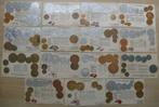verzameling post - munt - munzen - karte  mit nationalflagge, Ophalen of Verzenden, Voor 1920, Gelopen, Overige thema's