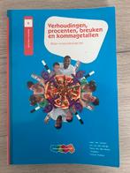 Verhoudingen, procenten, breuken en kommagetallen, Boeken, Studieboeken en Cursussen, Ophalen of Verzenden, Zo goed als nieuw
