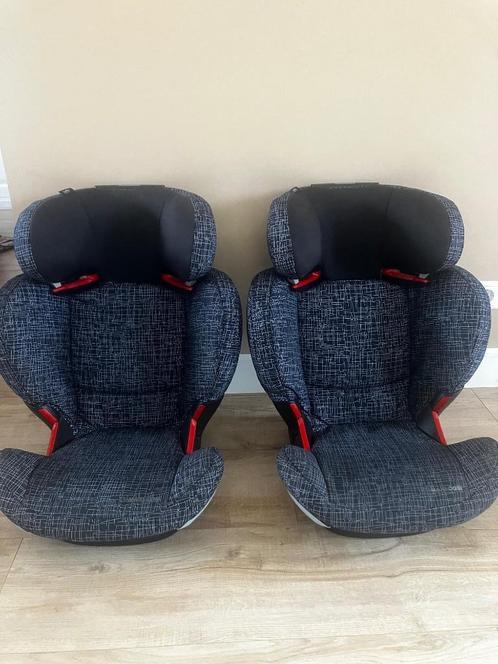 Twee zeer nette Maxi Cosi’s type Rodifix Black Grid, Kinderen en Baby's, Autostoeltjes, Zo goed als nieuw, Maxi-Cosi, 15 t/m 36 kg