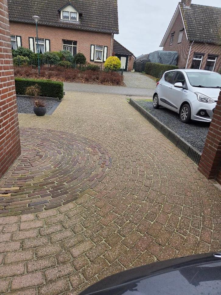 Straatklinkers rood en meer, Tuin en Terras, Tegels en Klinkers, Gebruikt, Overige typen, Beton, 10 m² of meer, Ophalen