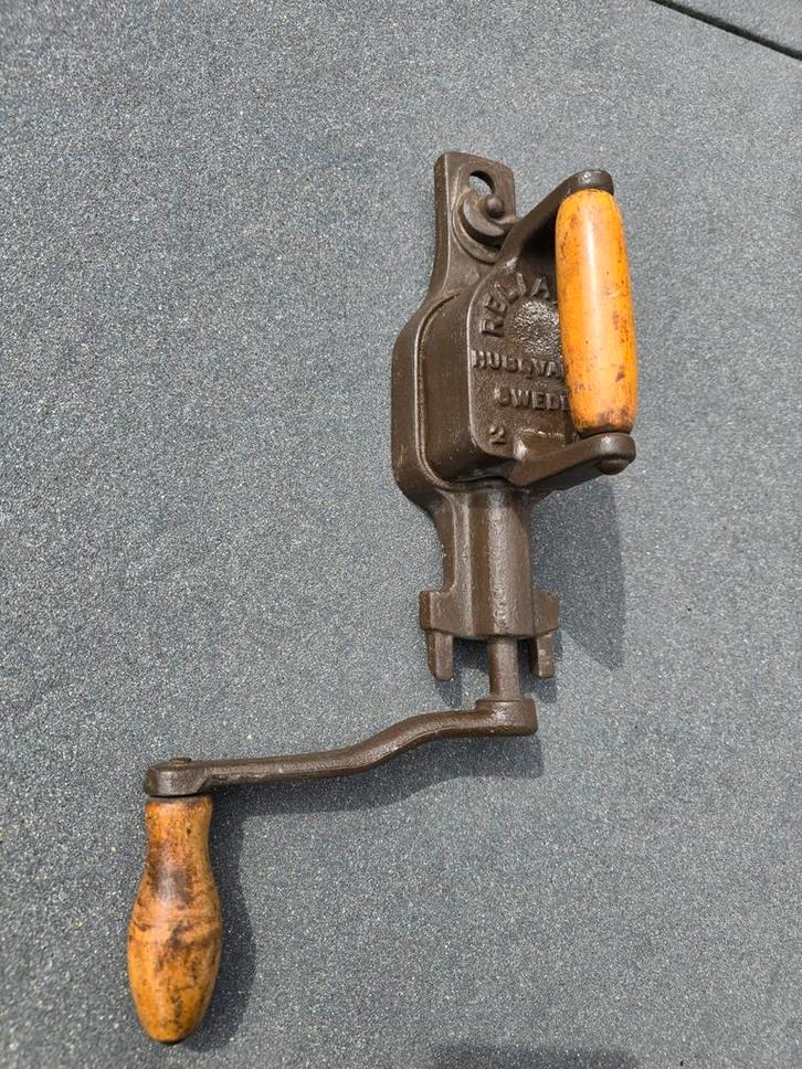 Antieke roomijs crème glace maker aandrijfgedeelte Husqvarna, Antiek en Kunst, Antiek | Gereedschap en Instrumenten, Ophalen of Verzenden
