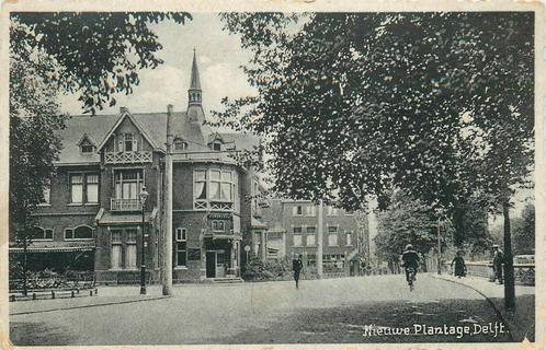(701-240-029) Delft Nieuwe Plantage, Verzamelen, Ansichtkaarten | Nederland, Zuid-Holland, Verzenden