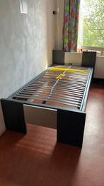 Eenpersoonsbed 90/200 - met Bossflex 400 lattenbodem !! Bed, Ophalen, 90 cm, Eenpersoons, Zwart