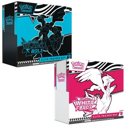 Pokemon Black Bolt & White Flare ETB Pre-order, Hobby en Vrije tijd, Verzamelkaartspellen | Pokémon, Nieuw, Ophalen of Verzenden