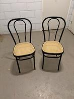 Bistro stoel, Ophalen, Gebruikt, Zwart, Twee