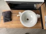Badmeubel 100x48 Eiken 1 lade Greeploos Softclose Hout, Doe-het-zelf en Verbouw, Sanitair, Ophalen, Info@dealplein.nl, Dealplein