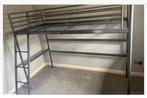 Metalen hoogslaper IKEA, Huis en Inrichting, Slaapkamer | Stapelbedden en Hoogslapers, Ophalen, Gebruikt, Eenpersoons, 200 cm