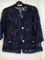 Broderie vest, Ophalen of Verzenden, Zo goed als nieuw, Blauw