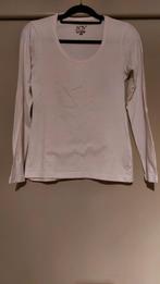 wit shirt met lange mouwen maat M, Maat 38/40 (M), Wit, Ophalen of Verzenden, Lange mouw