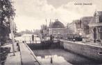 Ossenzijl 1927 dorpszicht haven sluis, Verzamelen, Ansichtkaarten | Nederland, Verzenden, 1920 tot 1940, Gelopen, Overijssel