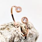 XING HE Roségouden Roestvrij Stalen Dames Slavenarmband, Sieraden, Tassen en Uiterlijk, Armbanden, Met kristal, Staal, Birgitta-Gracht 33, 6465 EL Kerkrade, Nederland