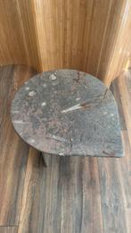 Fossiele Marmeren Salontafel, Huis en Inrichting, Overige materialen, Gebruikt, Minder dan 50 cm, Ophalen of Verzenden