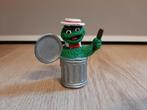 Sesamstraat Oscar poppetje 7 cm, Verzamelen, Ophalen of Verzenden