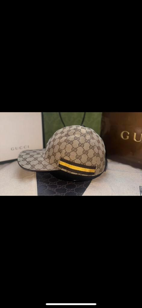 Exclusieve Gucci Pet Limited Edition Pet – Zeldzaam & Luxe!, Kleding | Heren, Hoeden en Petten, Zo goed als nieuw, Ophalen of Verzenden